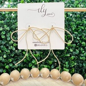 New Gold Tone Bow Threader Earrings | Lightweight | Grandmillenial | Coquette